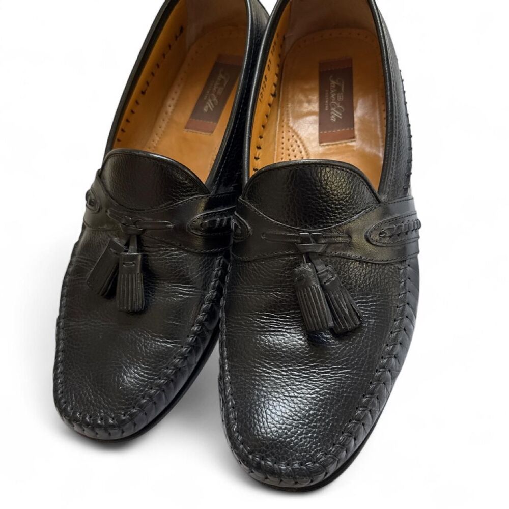 Tasso-elba Men's Black Loafers